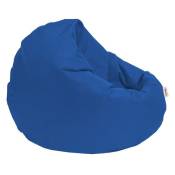 Cotecosy - Coussin de sol / pouf Patris D100cm Tissu Bleu - Bleu