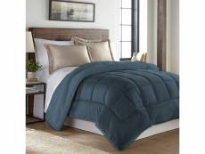 "edredon - couvre lit polaire 240x220 cm couleur -