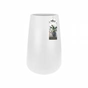 Elho 2055576 Pure Pot de Fleurs Cône Elevé Blanc