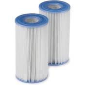 Filtre de remplacement pour filtre de piscine en papier polyester robuste A ou C facile à régler, adapté à divers modèles transparents en cristal,