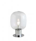 Lampe de table globe Fellins 1 ampoule Métal,Verre Chrome