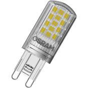 Lampe led Star pin, G9-base, verre clair ,Blanc chaud (2700K), 470 Lumen, Remplacement de la traditionnelle 40W-Ampoules 5-Pack - Osram