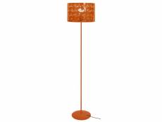 Lys - lampadaire droit métal orange 50566
