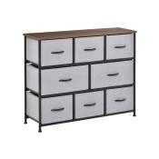 MH - Commode multi-rangements lilou grise
