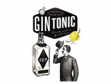 Plaque métallique publicité ancienne gin tonic