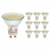 SEBSON® 10 x Ampoules LED 3.5W (remplace 30W) - Culot