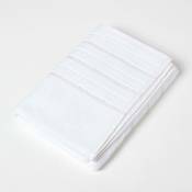Serviette de bain en coton blanc à paillettes, 70
