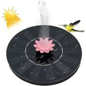 Solar Fountain Upgraded With Solar Powered Fountain Water Pump Free Standing Floating Solar