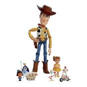 Star Cutouts - Figurine en carton Toy Story Woody Cowboy et Six Mini Figurines - Haut 134 cm