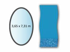 Swimline - liner swirl forme ovale 3.65x7.31m pour piscine hors sol li1224sb - li1224sb