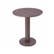 Table bistrot ronde avec pied central rond Galta -