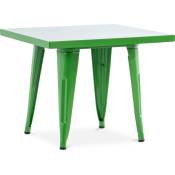Table pour enfant Stylix – 60 cm - Métal Vert - Fer - Vert