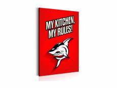 Tableau - my kitchen, my rules!-80x120 A1-N4365-DKXL