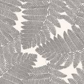 Tissu enduit imprimé forêt - Anthracite - 1.7 m