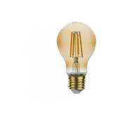 Ampoule LED E27 A60 8W Verre doré équivalent à 54W - Blanc Chaud 2500K