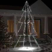 Arbre de Noël cône 360 led d'intérieur/d'extérieur 143x250 cm