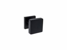 Bouton de tirage carré - grand cubic diamètre 70mm - aluminium noir 080702GNO