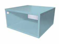Cube de rangement bois 50x50 cm 50x50 bleu pastel CUBE50-BP
