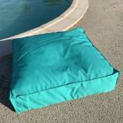 Housse de coussin de sol outdoor Turquoise 71x71x35 cm - Turquoise