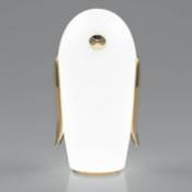 Lampe de table Noot Noot Pingouin / Céramique plaquée or & verre - Moooi blanc en verre