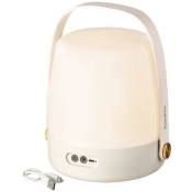 Lampe portable lite-up - lumière dimmable, rechargeable via usb - utilisation intérieure et extérieure, couleur beige Kooduu Lite-up Sand 2.0 - blanc