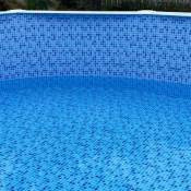Liner mosaïque pour piscine ronde hors sol gre 350