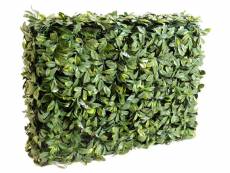 Plante artificielle haute gamme spécial extérieur / cornouiller artificiel haie - dim : 75 x 32 cm -pegane-