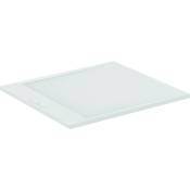 Receveur de douche extra plat - Ultra Flat S i.life - Idéal Standard - 100 x 90 cm - Blanc pur effet pierre