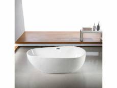 Serena - baignoire ilot - baignoire design et confortable - ovale et arrondie - acrylique - 170 cm