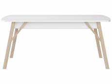 Table fixe 180 cm ISAK coloris blanc