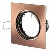 VT-779SQ Plafond carré bronze métallique réglable 30° pour Spotlights led GU10-GU5.3 - sku 8582 - V-tac