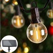 25FT Outdoor led String Lights Solar Powered,Waterproof