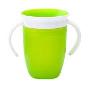360 ​​Tasse d'entraînement 240 ml Bébé bébé tasse à boire apprentissage tasse à boire eau potable tasse anti-étouffement(vert)