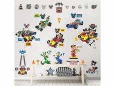 74 stickers mickey mouse roadster racers disney walltastic
