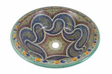 Aisa Lavabo marocain en céramique – Cerames | Lavabo