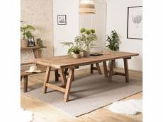 Andrian - table à manger rectangulaire 270x100cm bois