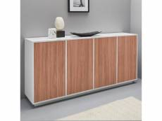Buffet de salon cuisine 180 cm blanc design moderne ceila wood AHD Amazing Home Design