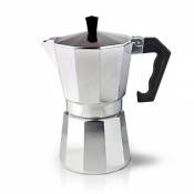 Cafe Ole Cafetière 3 tasses Aluminium Style italien Espresso machine à café 12 Cup (480ml) 12 Cup (480ml)