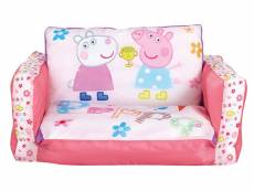 Canapé convertible gonflable peppa pig en pvc/polyester,