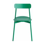 Chaise en métal vert menthe Fromme - Petite Friture