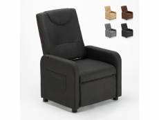 Fauteuil relax inclinable design avec repose-pieds