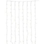 Guirlande extérieure LED blanc chaud pour parasol