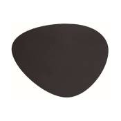 Lacor - Nappe ovale en cuir anthracite [45 x 35 cm]
