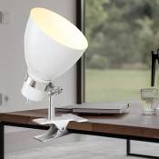 Lampe à poser à pince spot salon salle à manger éclairage spot orientable dans un set comprenant des ampoules led