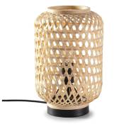 Lampe à poser Yuna en bambou, diamètre 22,5 cm - Bambou