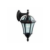 Lanterne de jardin Capri Aluminium Brun Rouille 1 ampoule 40cm - Marron