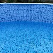 Liner mosaïque pour piscine ronde hors sol gre 460