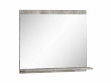 Miroir montreal 60 x 12 x 50 cm - beton gris