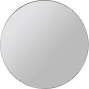 Miroir rond en métal chromé D60