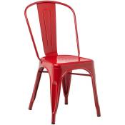 Sklum - Chaise Empilable lix Rouge - Rouge